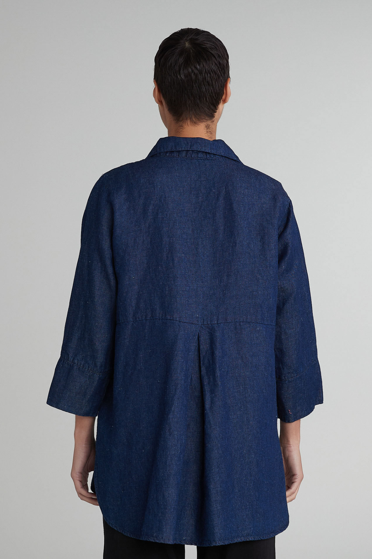 Cut Loose Flax Denim Easy Shirt Spring 2025- Special Order