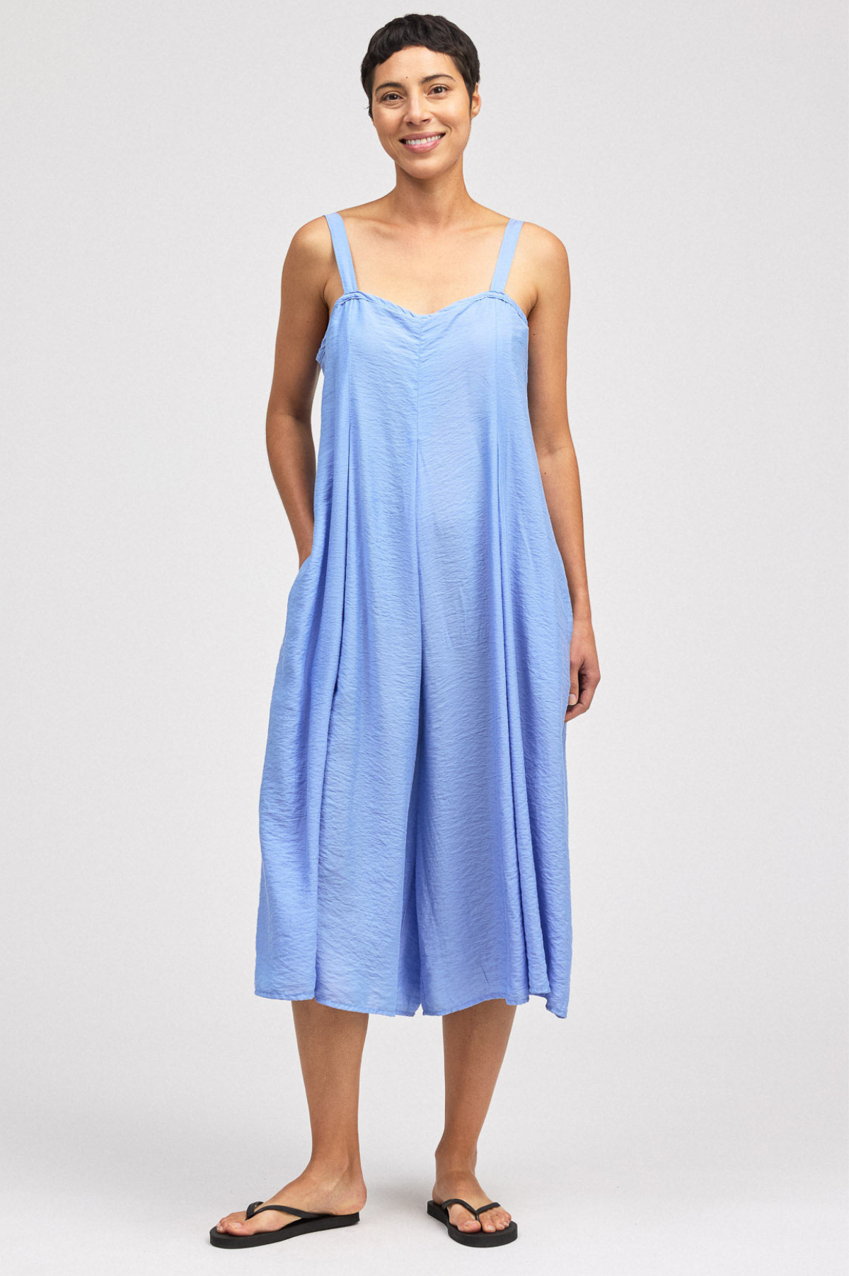 Cut Loose Rayon Parachute Cropped Jumpsuit Summer 2026- Special Order - thread to cloth