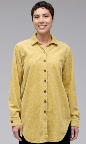 Cut Loose Lux Corduroy A-Line Shirt Fall 2025-Special order