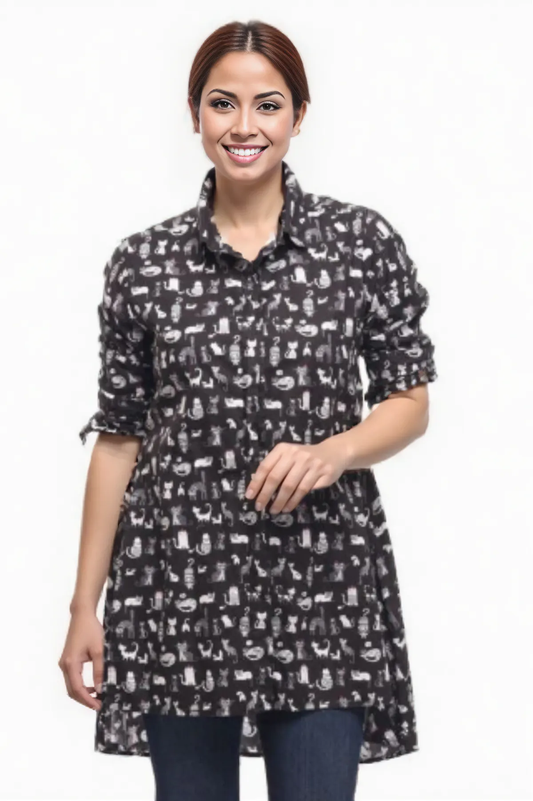 Tulip Clothing Carson Tunic-Cat's Meow