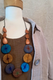 Lucia Wood Bead Necklace