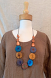 Lucia Wood Bead Necklace