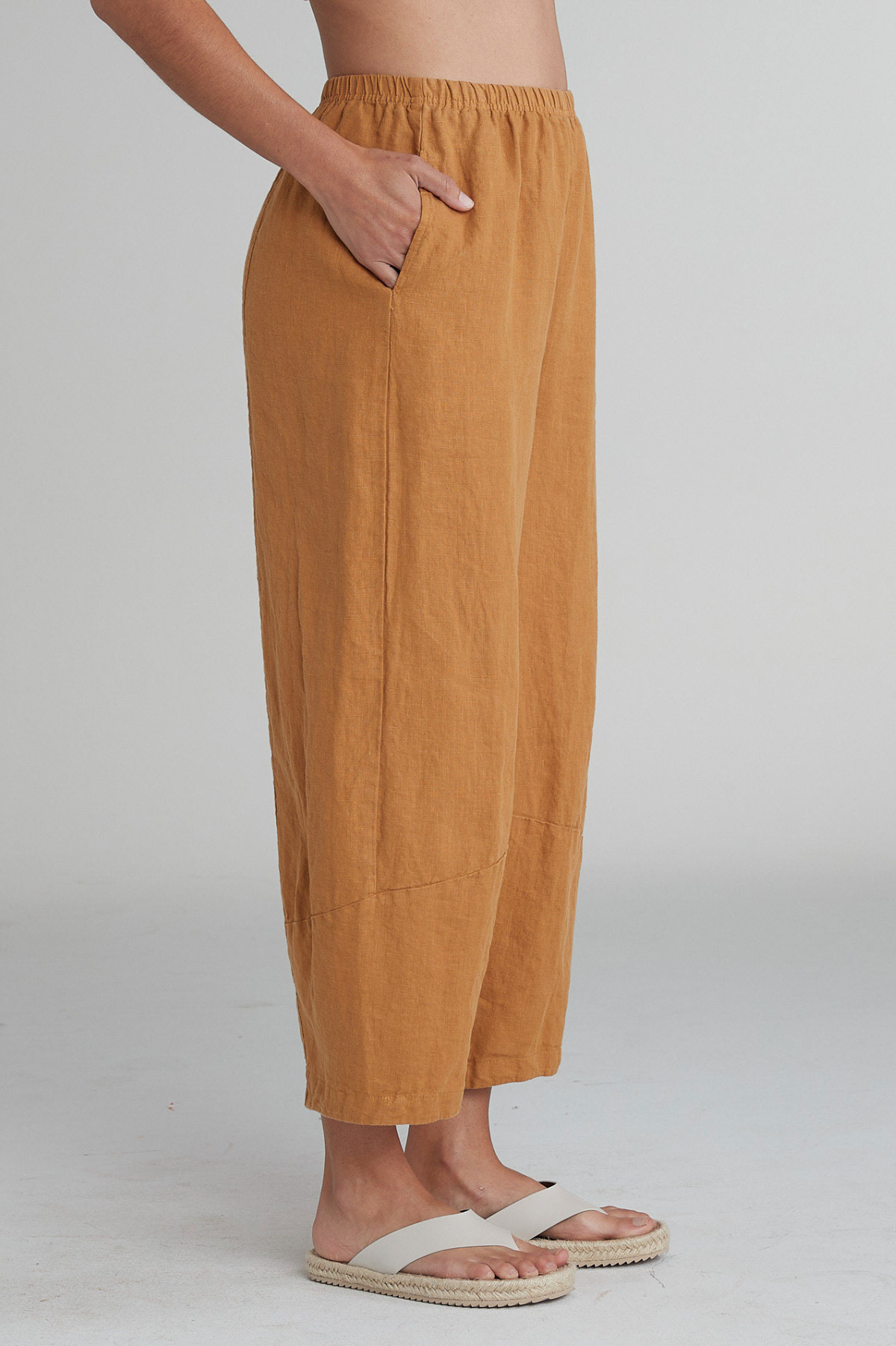 Cut Loose Solid Linen Lantern Pant Spring 2025- Special Order