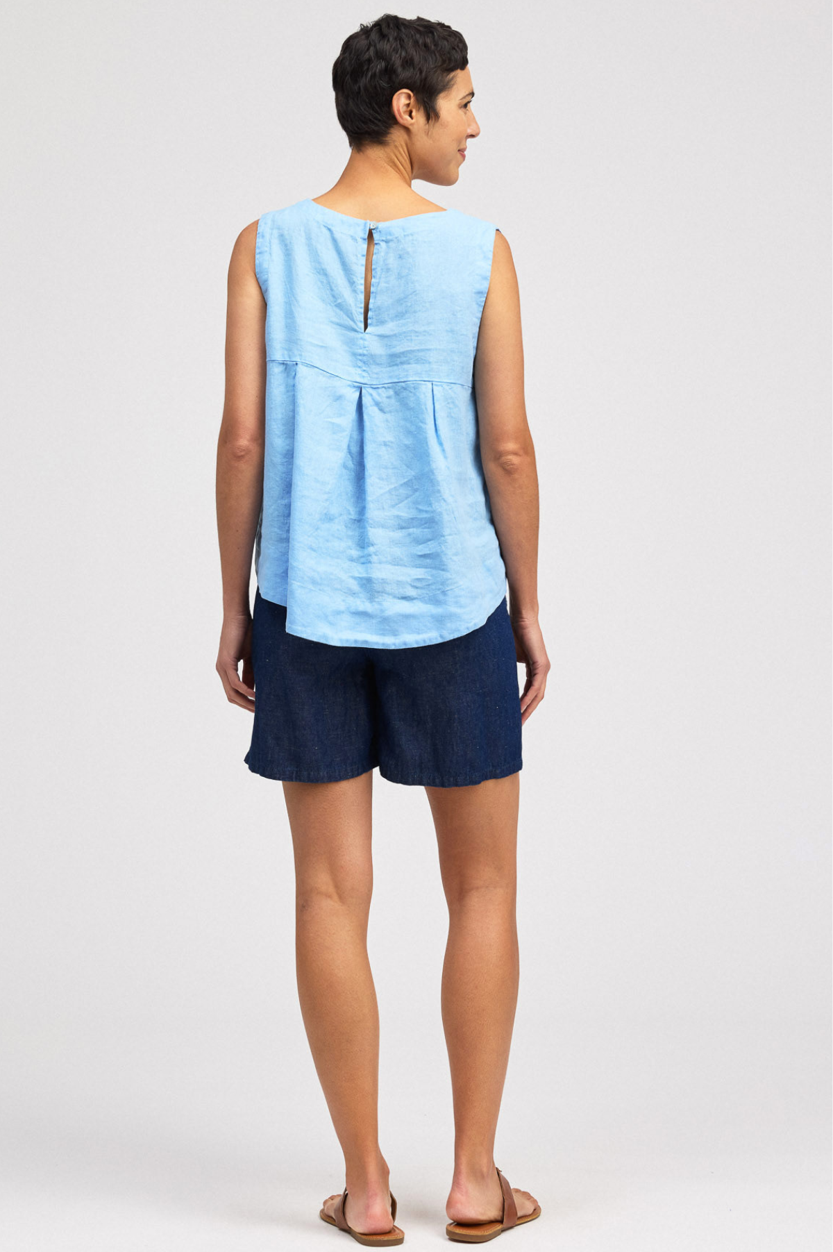 Cut Loose Hanky Linen Hi-Low Tank Summer 2026- Special Order