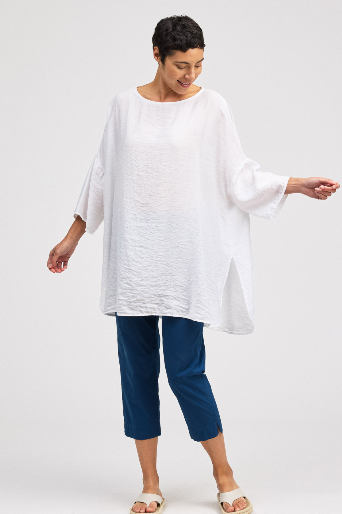 Cut Loose Rayon Parachute One Size Slit Tunic Summer 2026- Special Order - thread to cloth