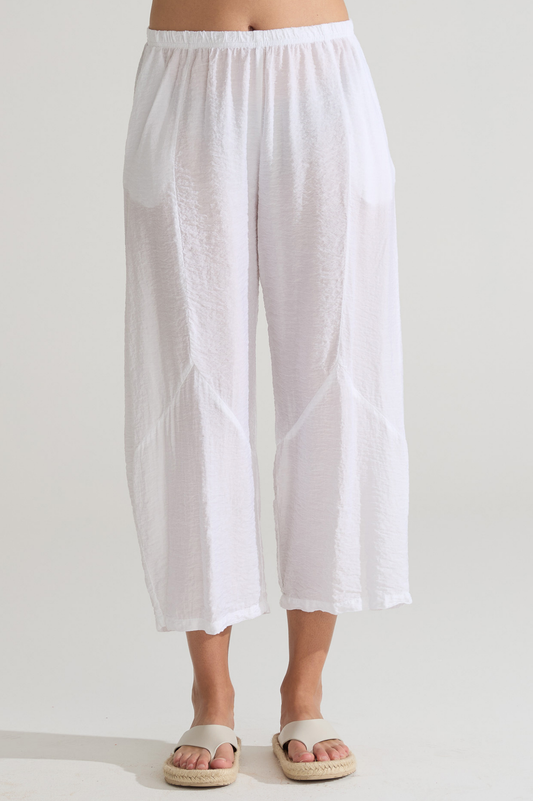 Cut Loose Rayon Parachute Barrel Crop Pant Summer 2025-Special Order