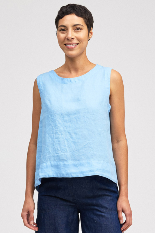 Cut Loose Hanky Linen Hi-Low Tank Summer 2026- Special Order