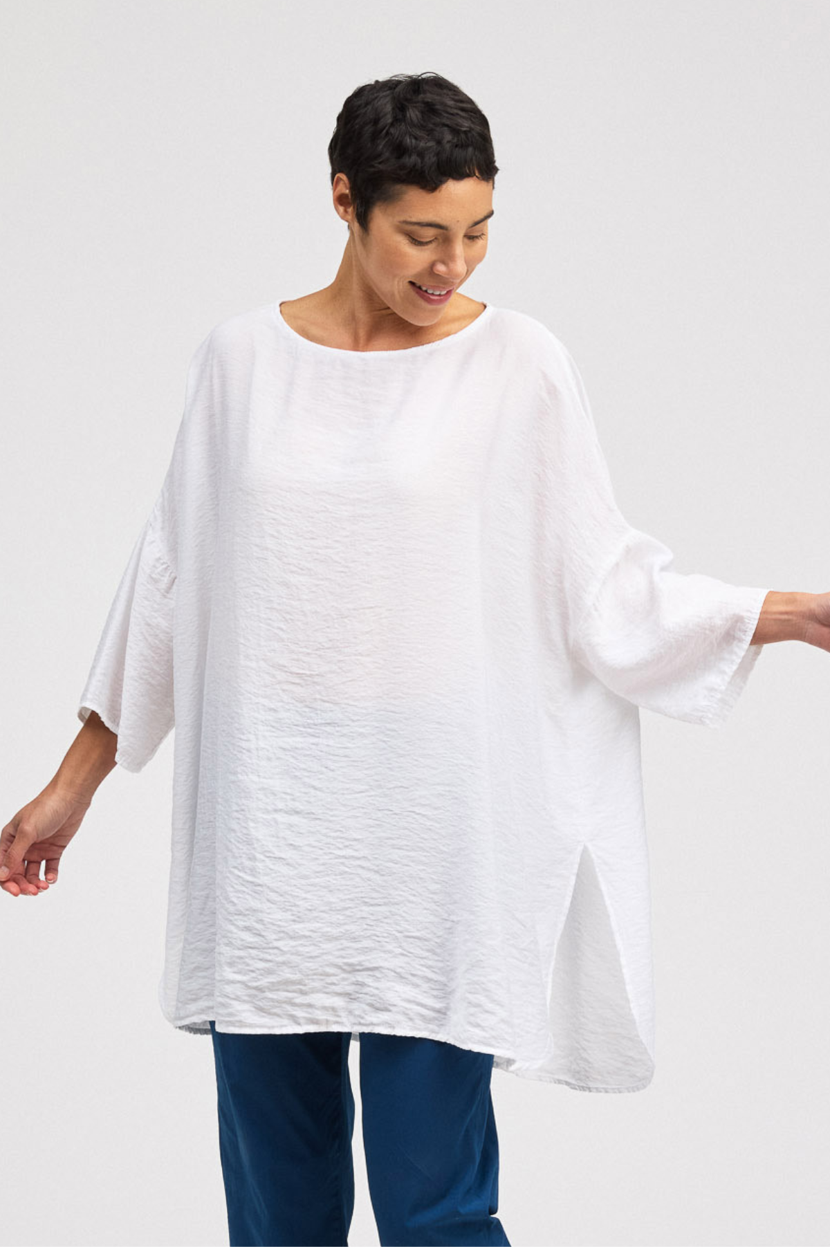 Cut Loose Rayon Parachute One Size Slit Tunic Summer 2026- Special Order - thread to cloth