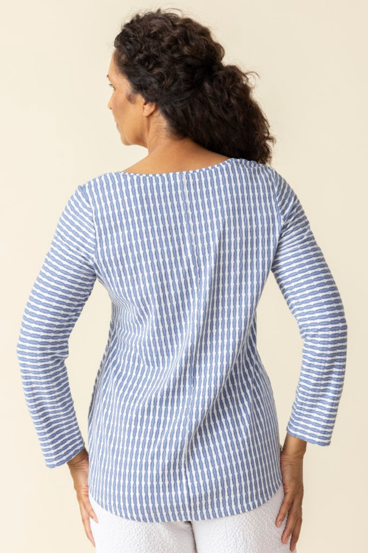 Habitat Uptown Stripe Angled Pocket Tunic