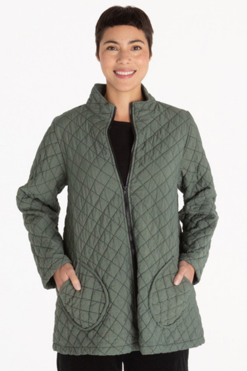 Cut Loose Quilted Parachute Zip Swing Jacket  Fall 2023- Special Order