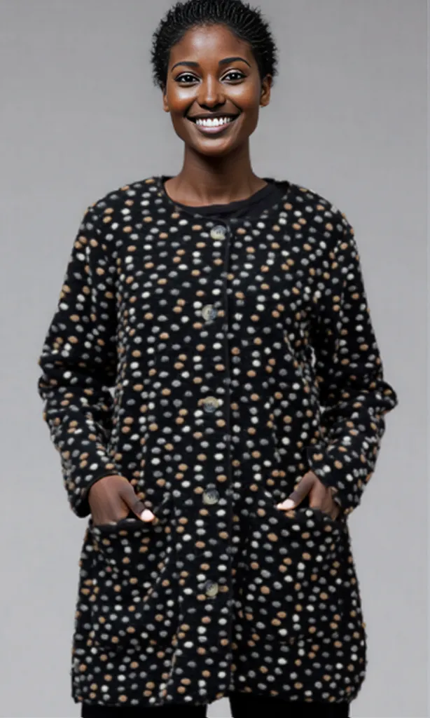 Cut Loose Pebbled Boiled Wool Hooded Easy Coat Fall 2025-Special order
