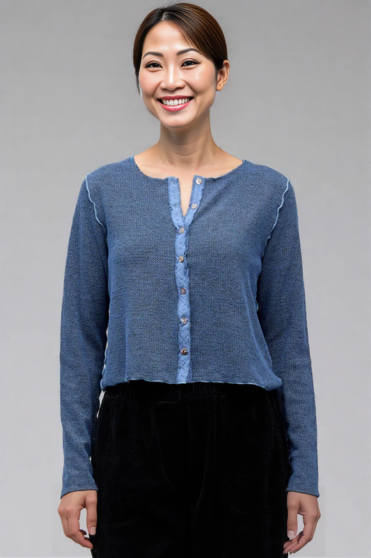 Cut Loose Marled Sweater Knit Crop Cardigan Fall 2025-Special order