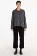 Cut Loose Mini Check Cargo Jacket Top Fall 2023- Special Order