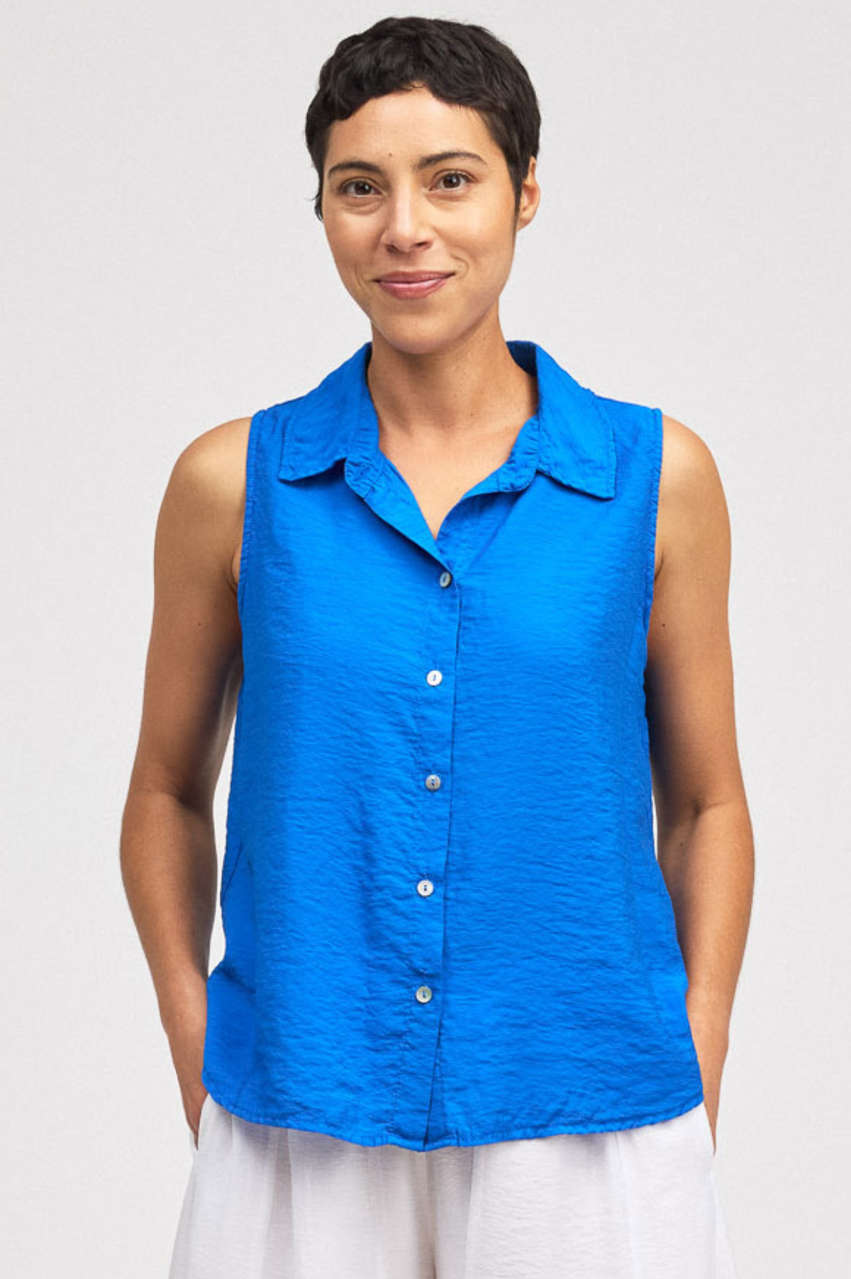 Cut Loose Rayon Parachute Sleeveless Shirt Summer 2026- Special Order - thread to cloth