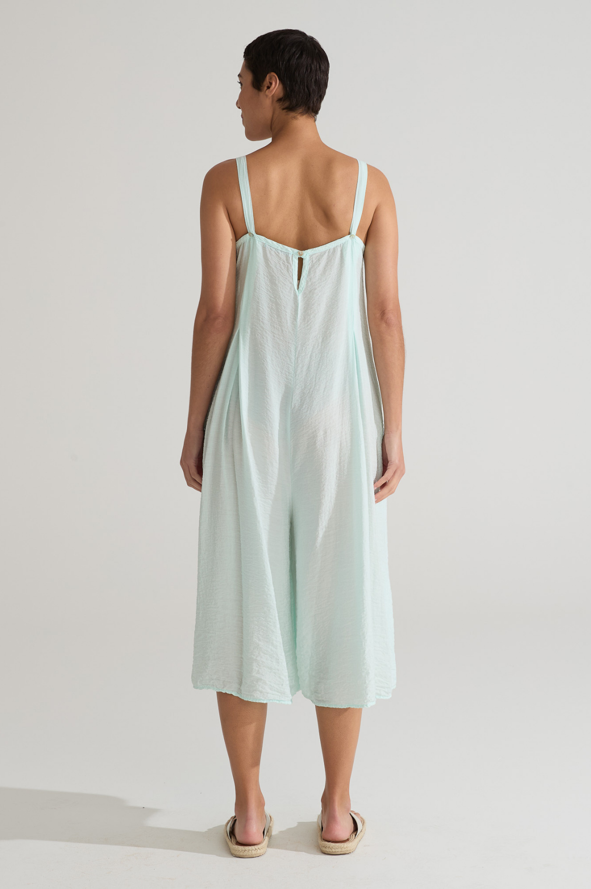Cut Loose Rayon Parachute Crop Jumpsuit Summer 2025-Special Order
