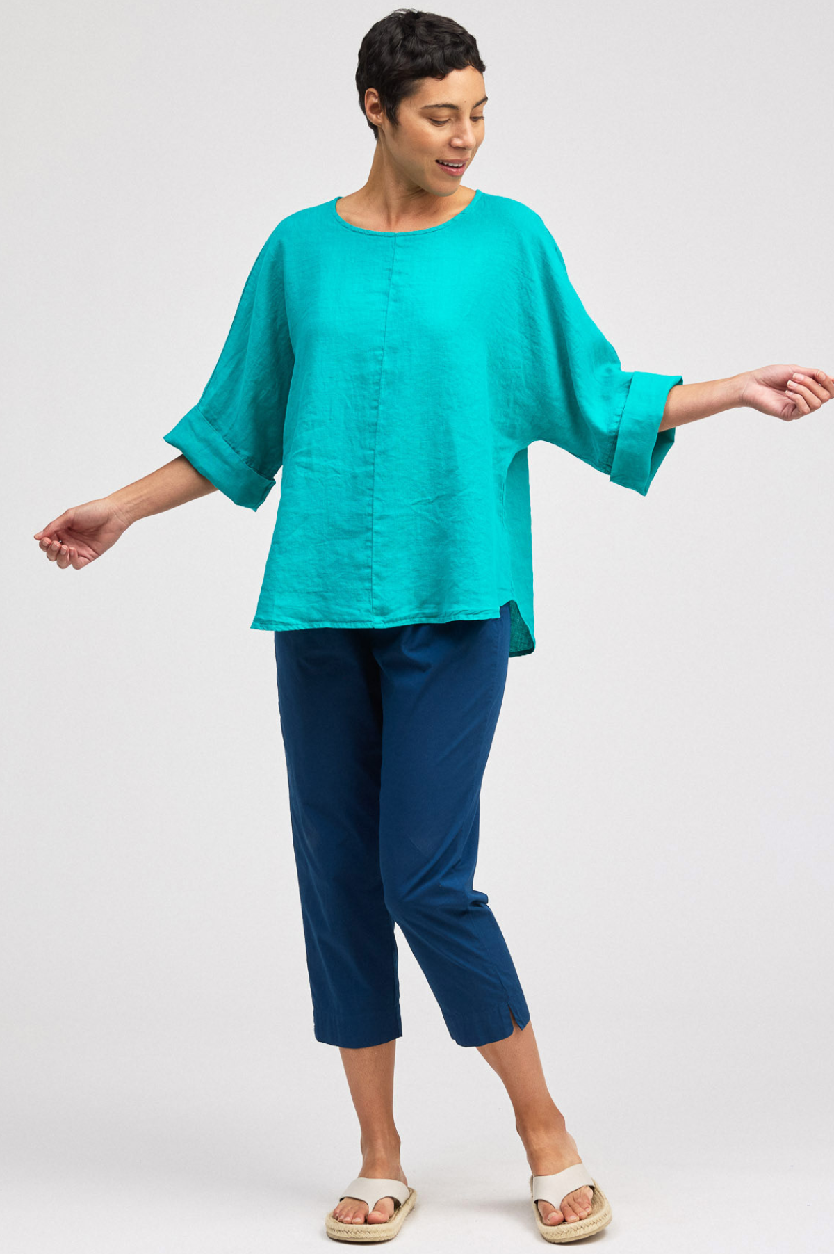 Cut Loose Hanky Linen One Size Pullover Summer 2026- Special Order - thread to cloth