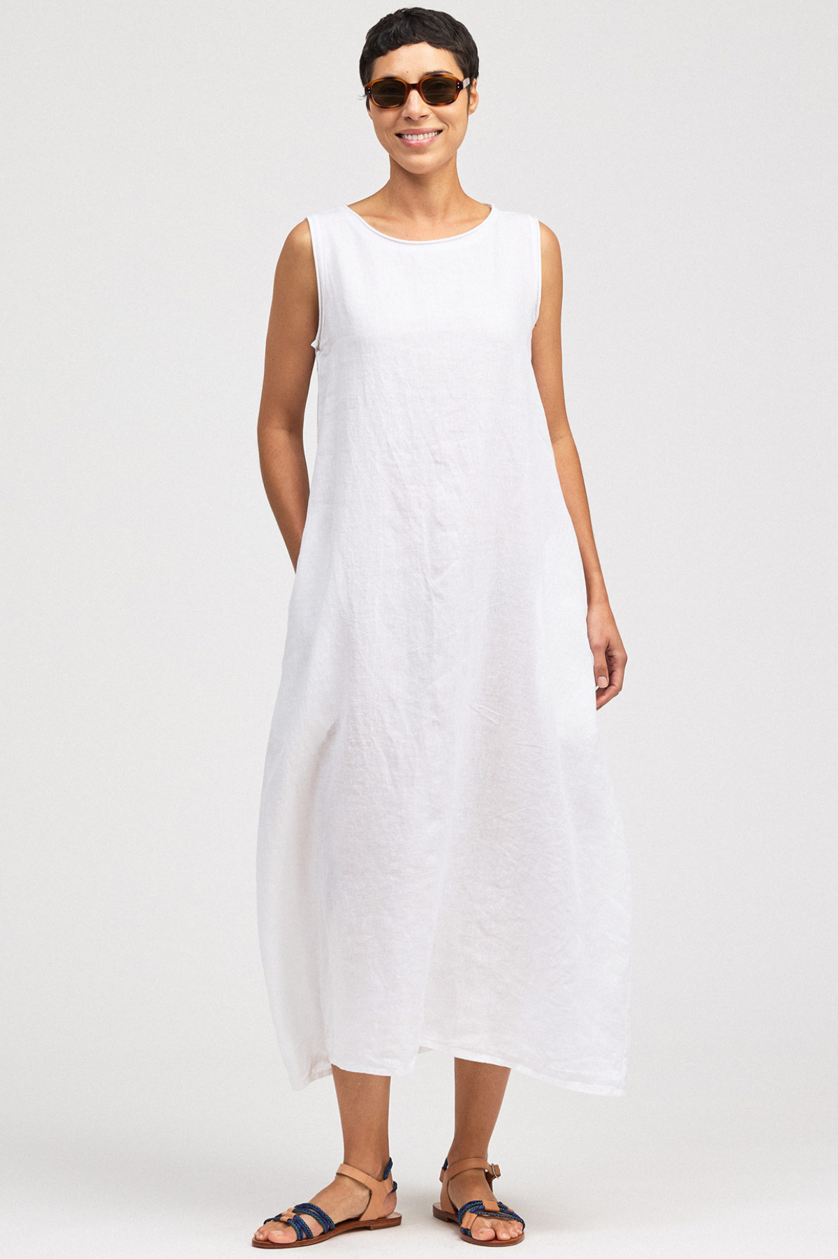 Cut Loose Hanky Linen Maxi Tank Dress Summer 2026- Special Order