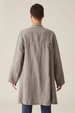 Cut Loose Solid Linen Cropped Swing Coat Spring 2024-Special Order