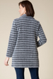 Habitat Clothing Chenille Houndstooth Car Coat-Special Order