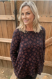 Cut Loose Graphic Circle Pocket Top