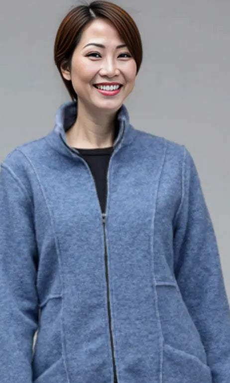 Cut Loose Clothing Boiled Wool Zip Jacket Fall 2025-Special order