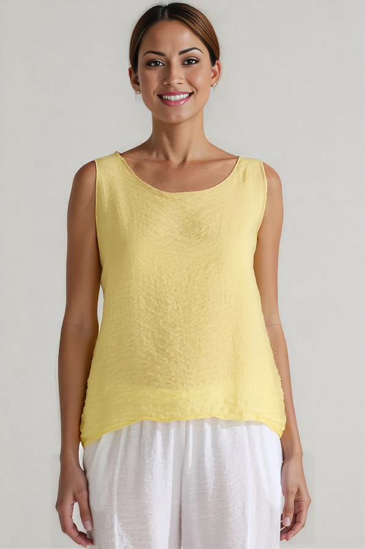 Cut Loose Rayon Parachute Layering Tank Summer 2025-Special Order