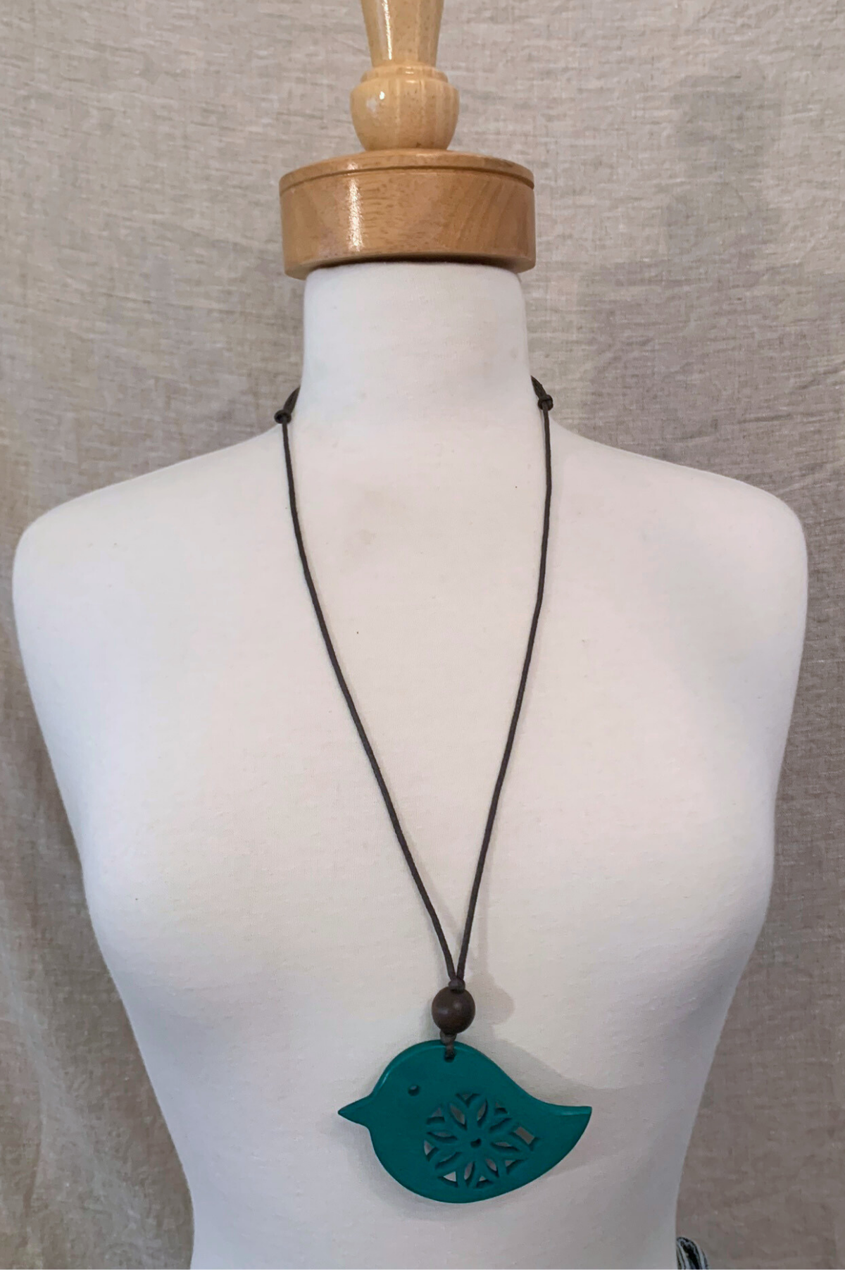 Turquoise Bird Necklace