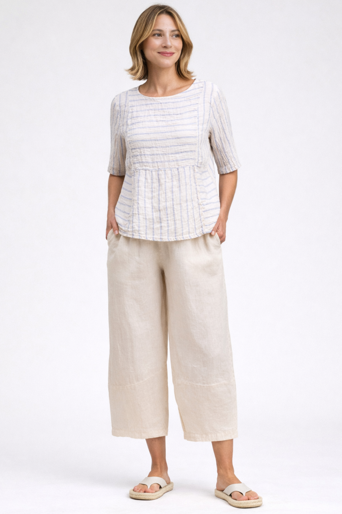 Cut Loose Hanky Linen Lantern Pant Summer 2026- Special Order - thread to cloth