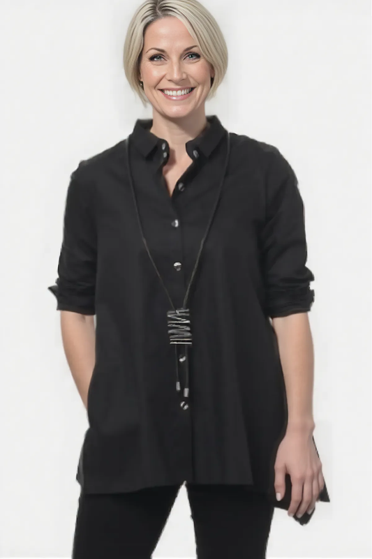Tulip Clothing Avalon Tunic-Black