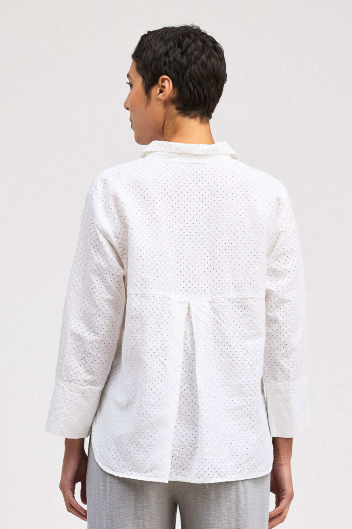 Cut Loose Pinhole Crop Easy Shirt Summer 2026- Special Order