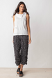 LIV by Habitat Crimped Crepe Cropped Pant Striped