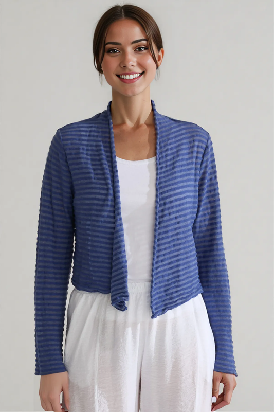 Cut Loose Vintage Stripe Cropped Cardigan Summer 2025- Special Order