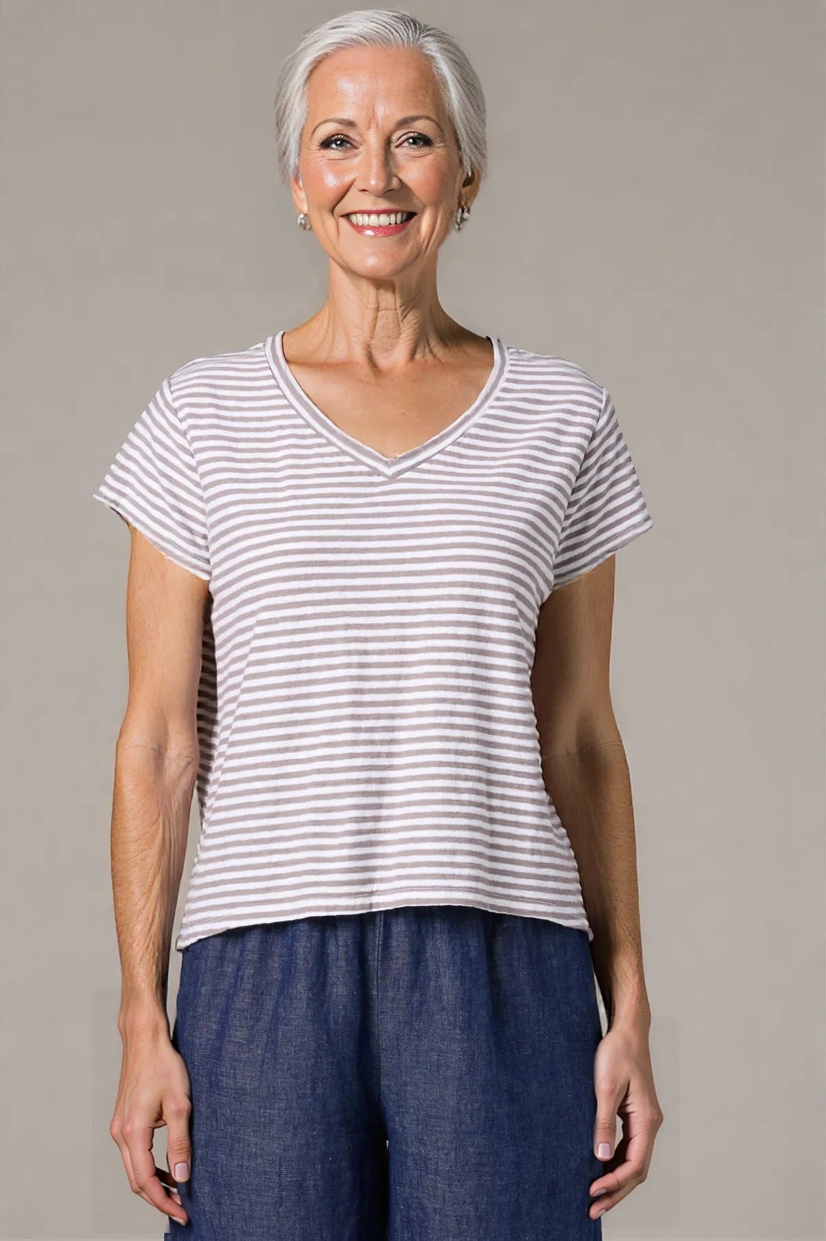 stripe tee by cut loose clothing for spring