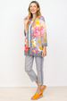 Habitat Clothing Viscose Rayon Floral Mix Kimono Coverup