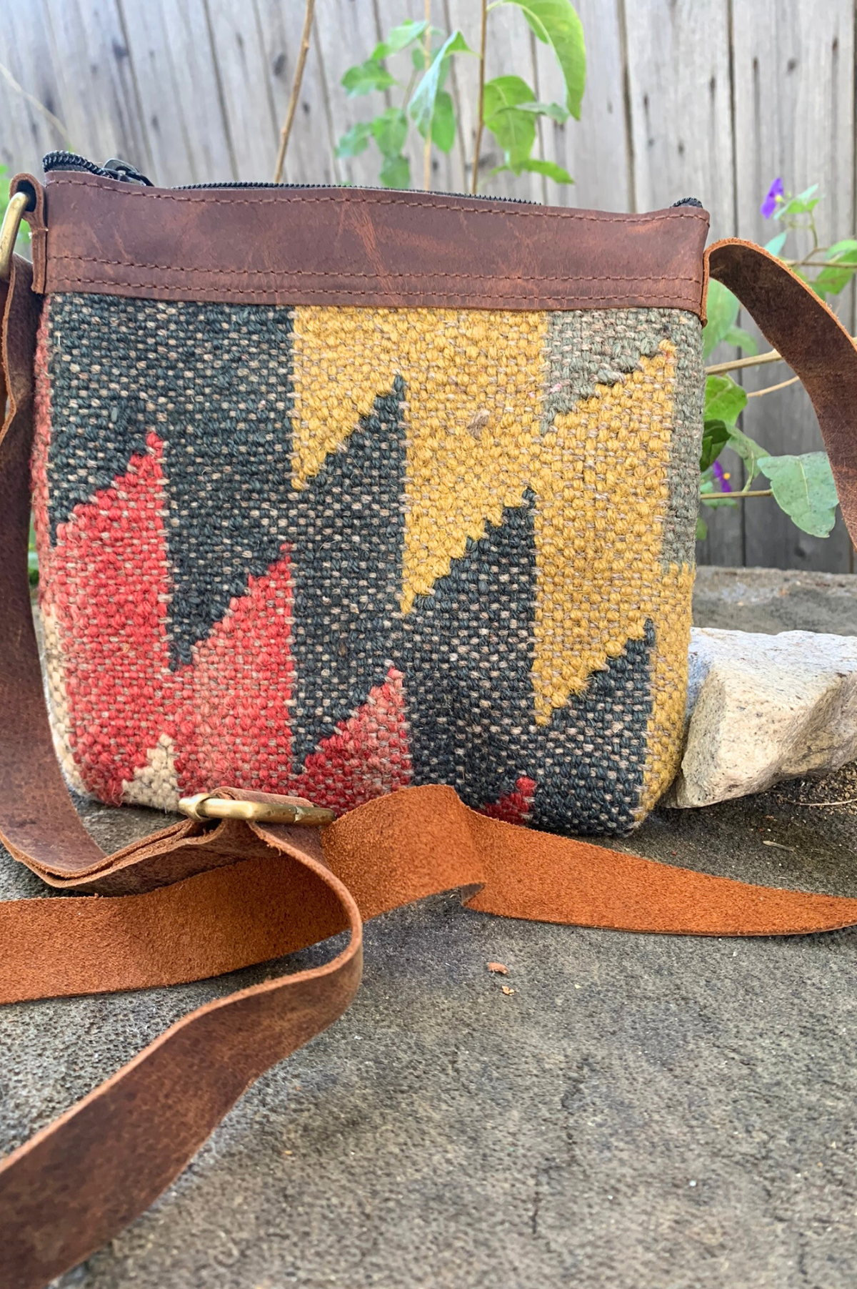 Small Jute Crossbody Bag