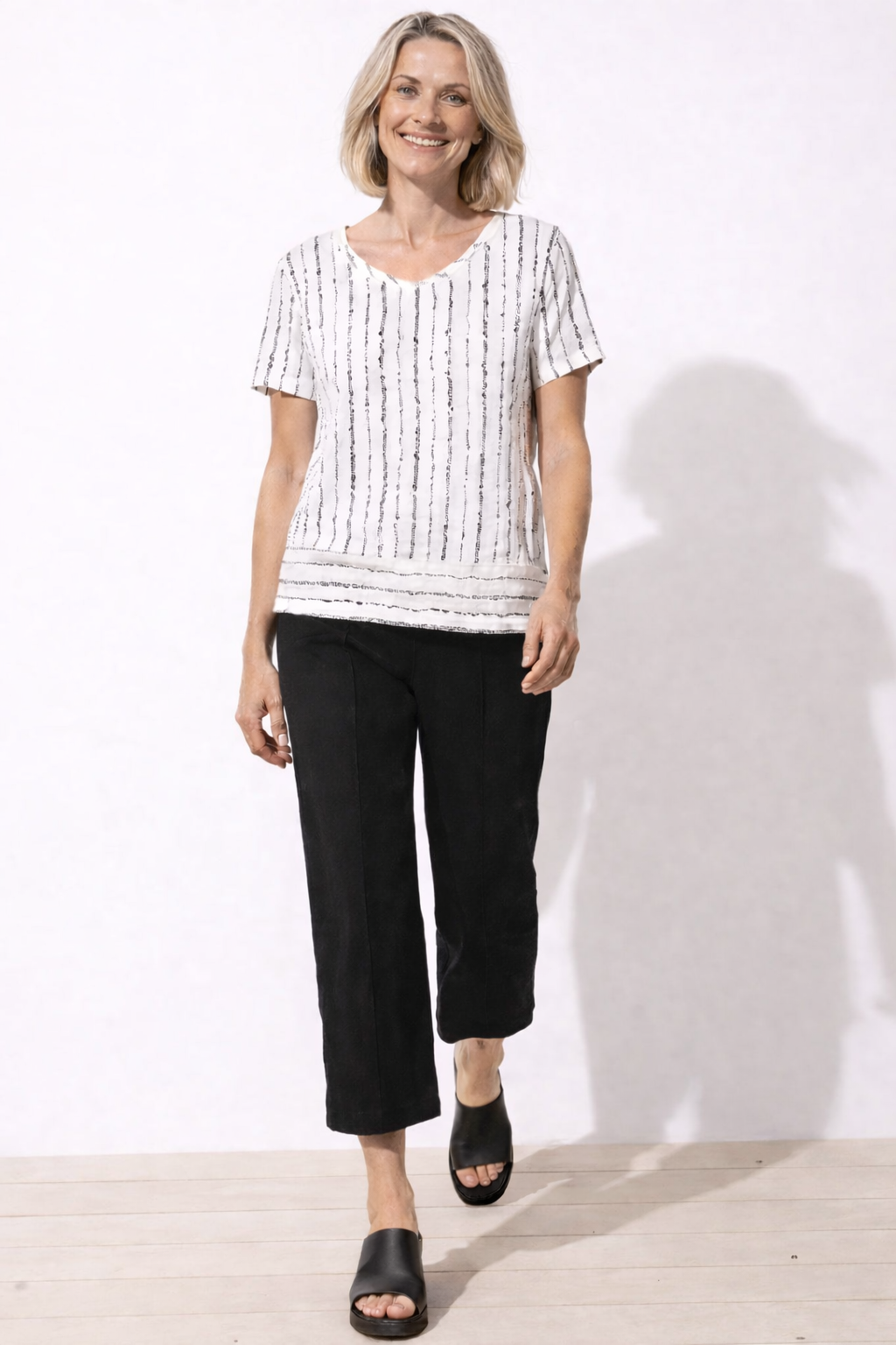 Escape by Habitat Peruvian Cotton Driftwood Dockside Tee - thread to cloth