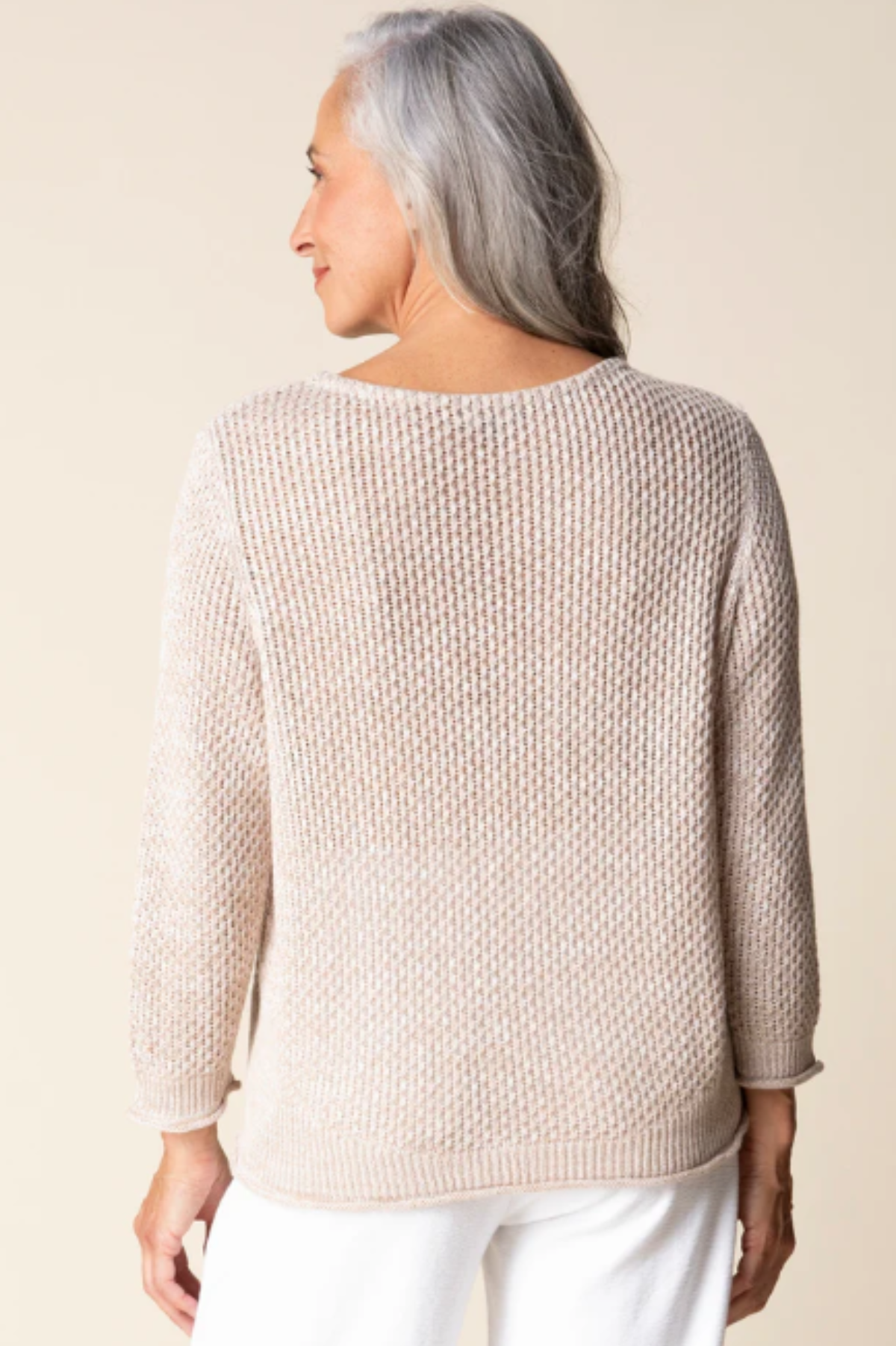 Escape by Habitat Coast Croochet Pullover Sweater 