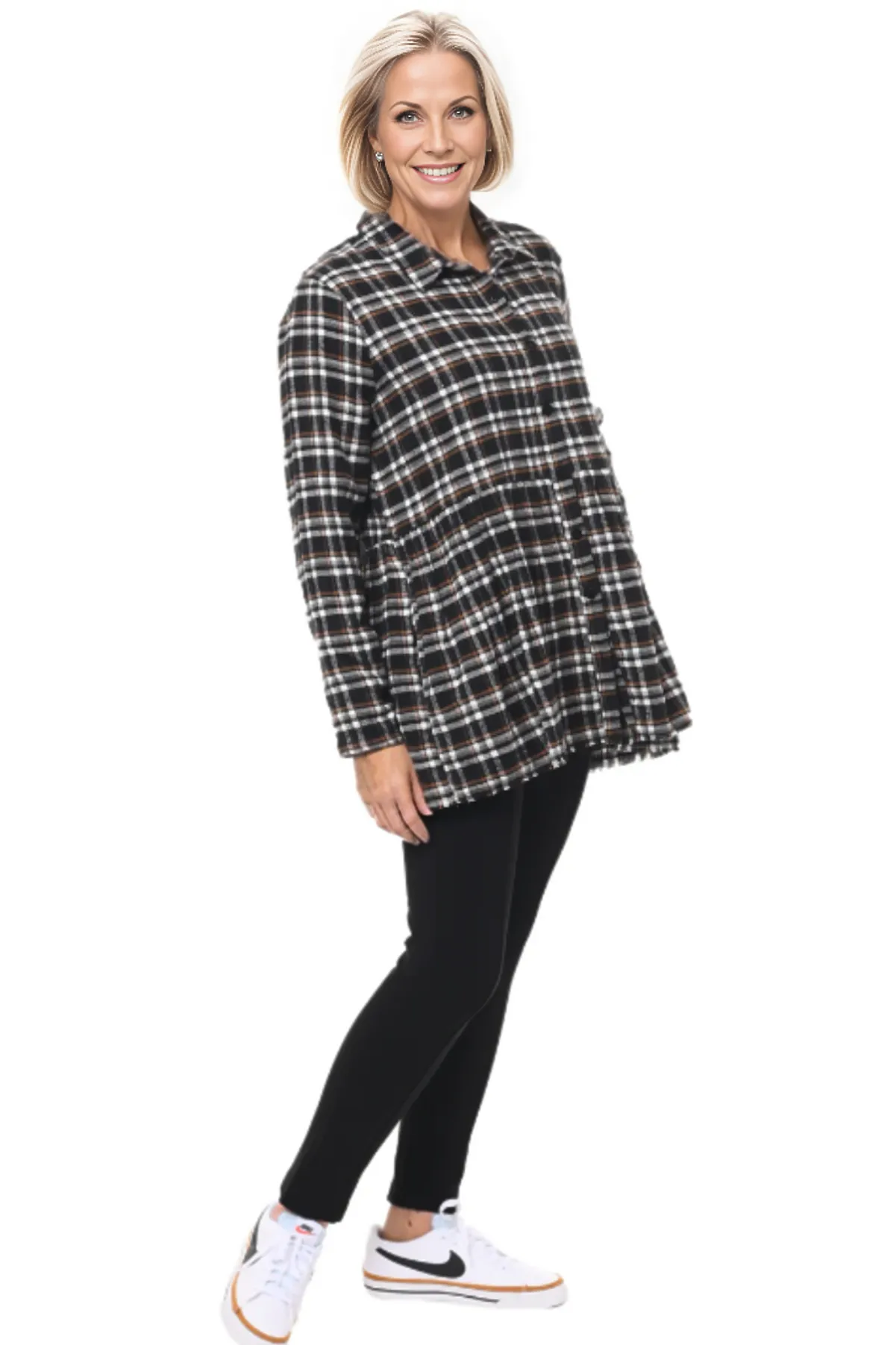 Tulip Clothing Emery Tunic In Lancaster Flannel