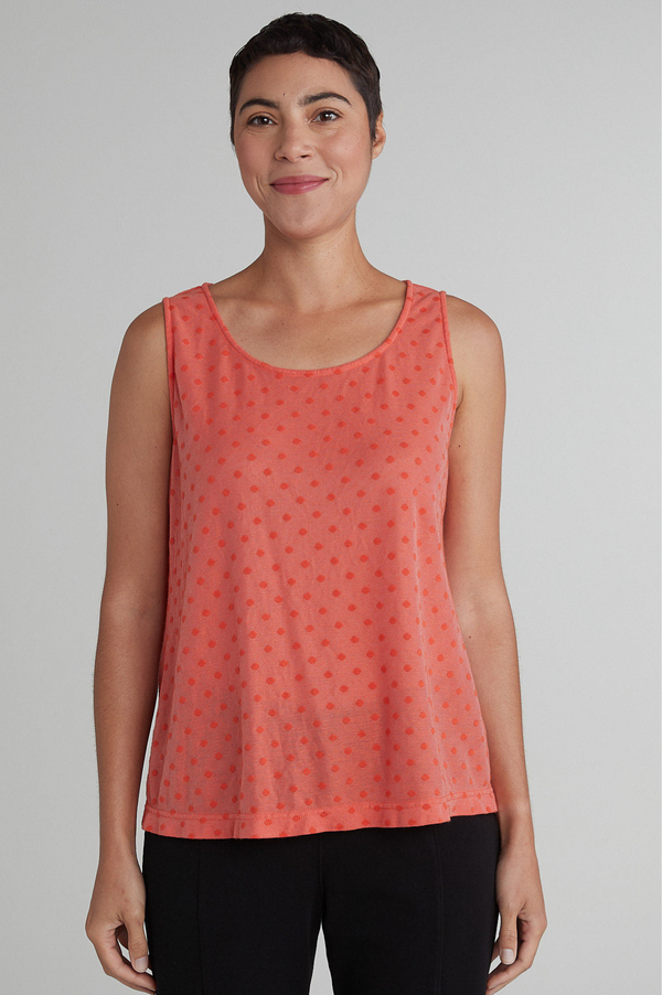 Cut Loose Mesh Dot Easy Tank Spring 2025- Special Order