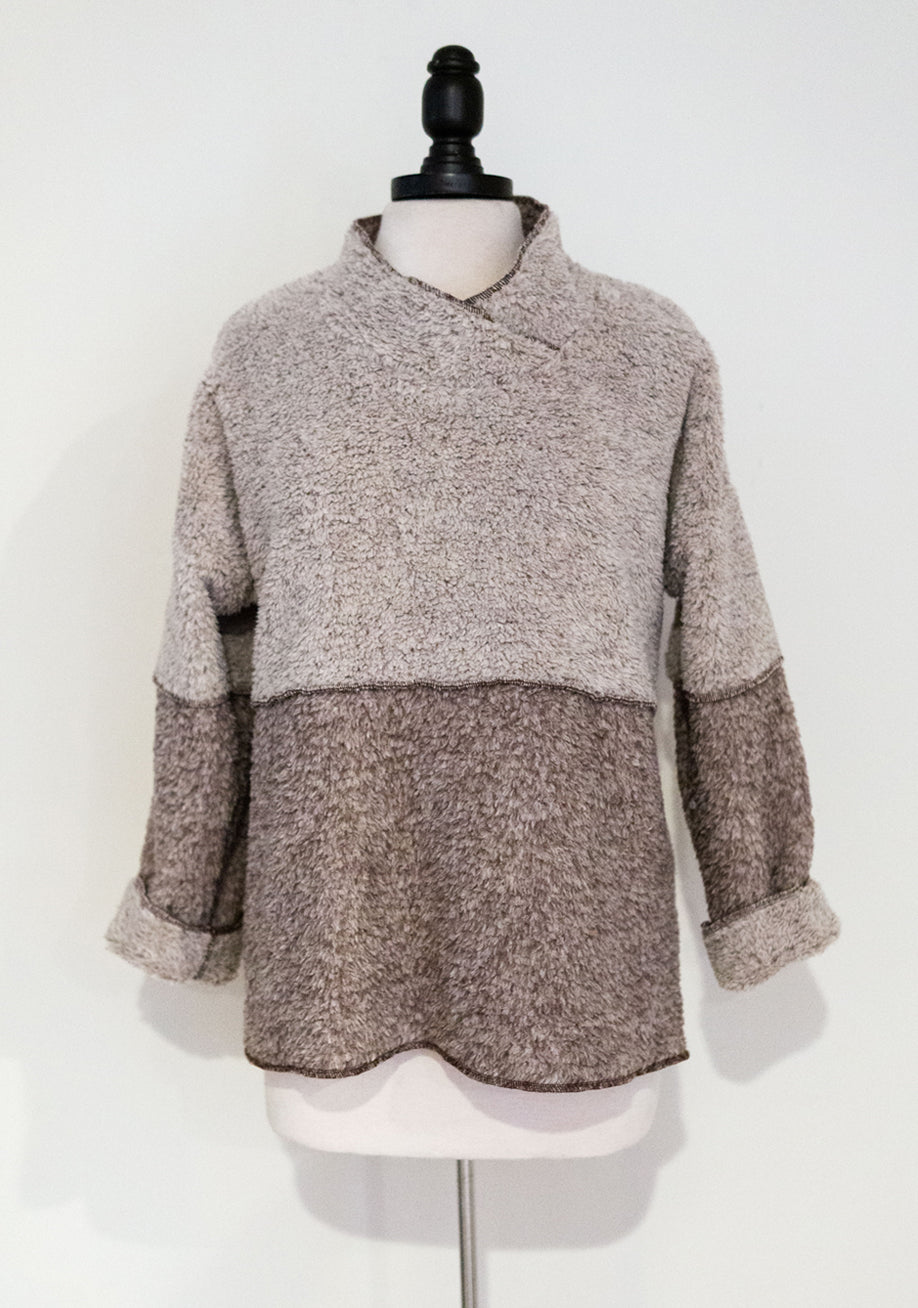 Vine Street Melange Pullover-Cocoa