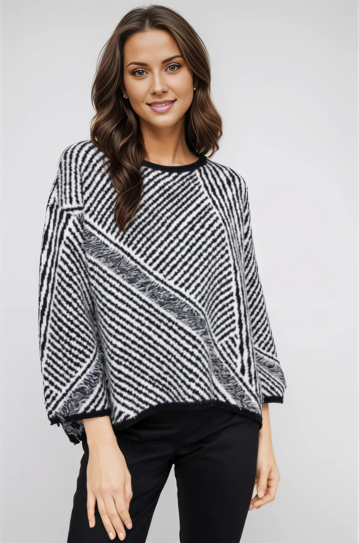 LIV by Habitat Striped Fringe Pullover