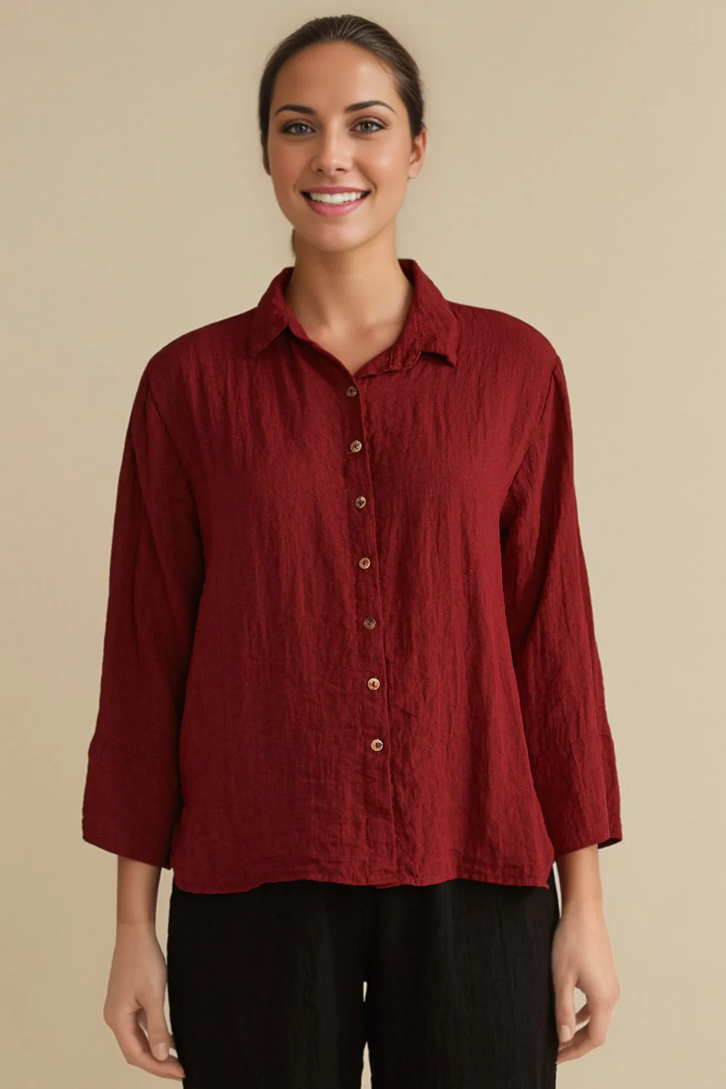 Cut Loose Fall Parachute Crop Easy Shirt Fall 2024- Special Order