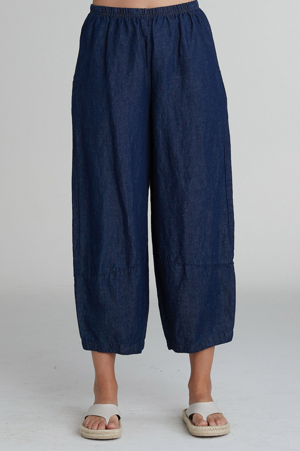 Cut Loose Flax Denim Lantern Pant Spring 2025- Special Order