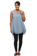 Tulip Clothing Kenley Gauze Tank Top in Abyss