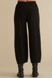 Cut Loose Linen Cotton Jersey Cropped Pant w/Darts Fall 2024- Special Order