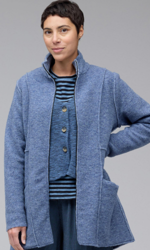 Cut Loose Clothing Boiled Wool Zip Jacket Fall 2025-Special order