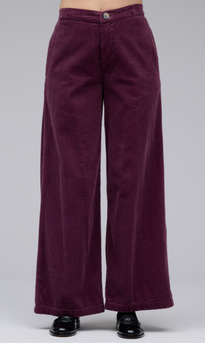 Cut Loose Lux Corduroy Wide Leg Zip Pant Fall 2025-Special order