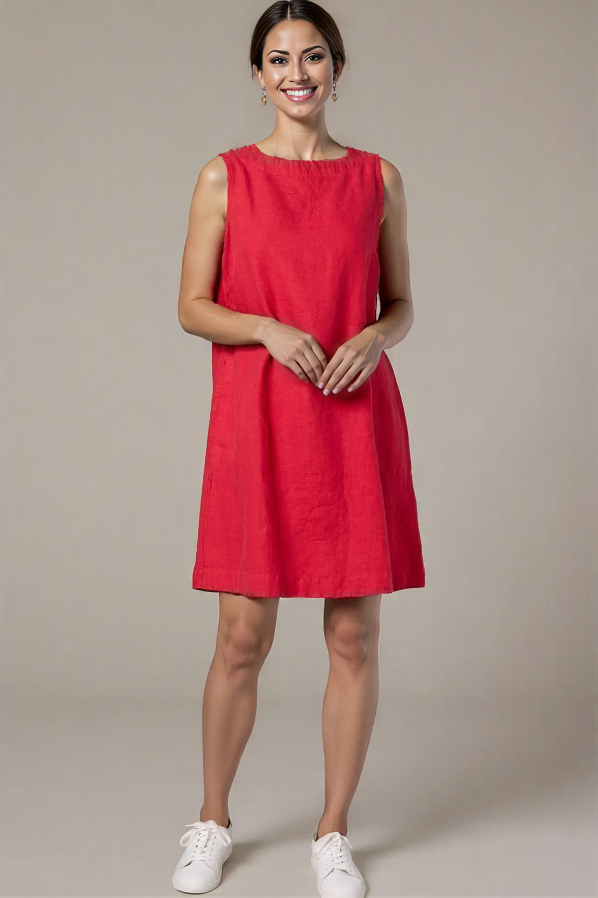 Cut Loose Solid Linen Modern Shift Dress Spring 2026- Special Order - thread to cloth