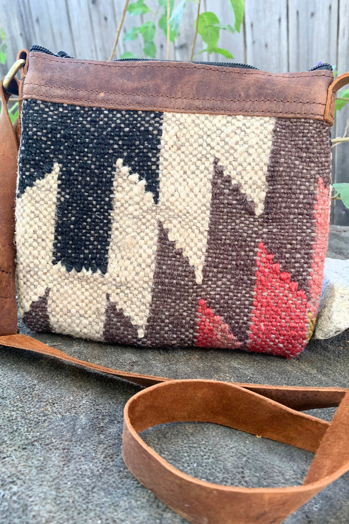 Small Jute Crossbody Bag