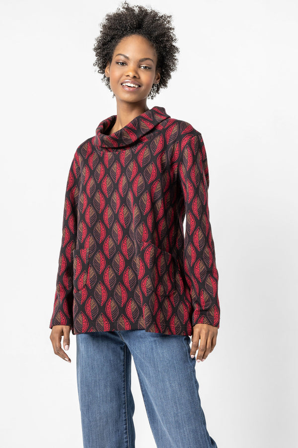 Komil Clothing Acadia Weave Cowl Top